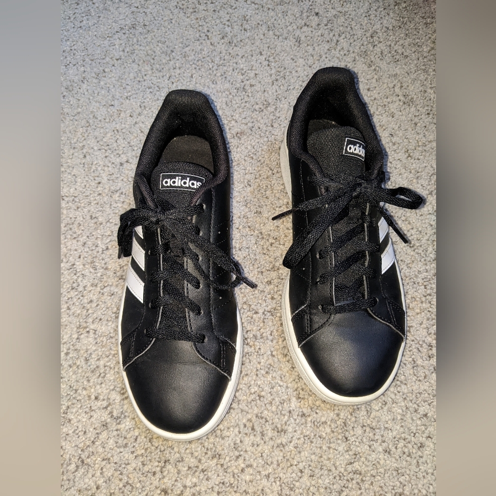 Adidas black and white sneakers shoes superstar